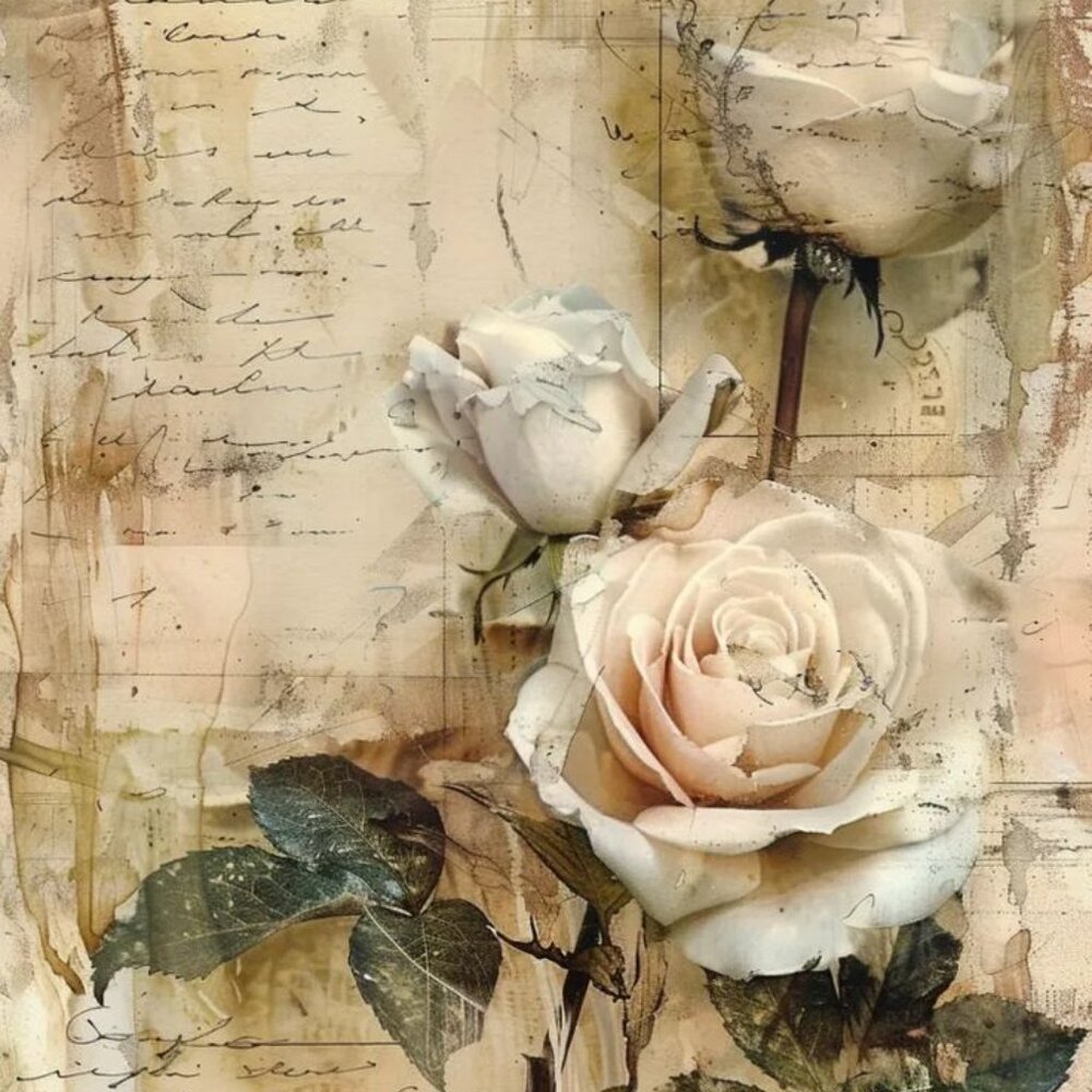 ALL HAND CRAFTED ON 6 X 6 INCHES OLD BARN WOOD / HAND DRAWING MIXEDMEDIA ART